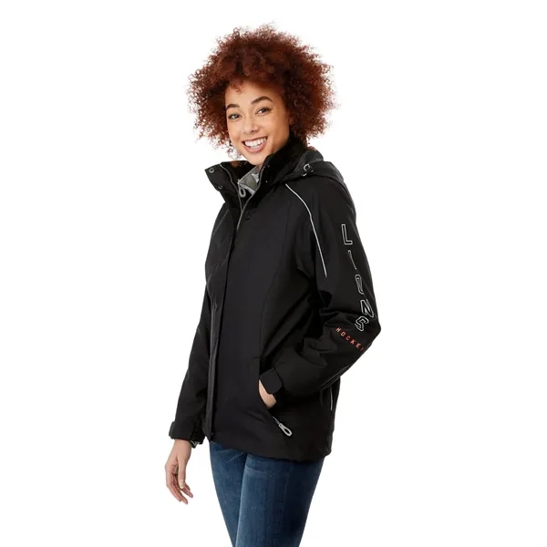 3-in-1 women's jacket with removable fleece liner and detachable hood... from ASI 66887 PCNA / Trimark