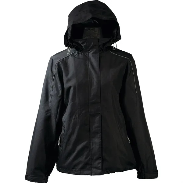 3-in-1 women's jacket with removable fleece liner and detachable hood... from ASI 66887 PCNA / Trimark