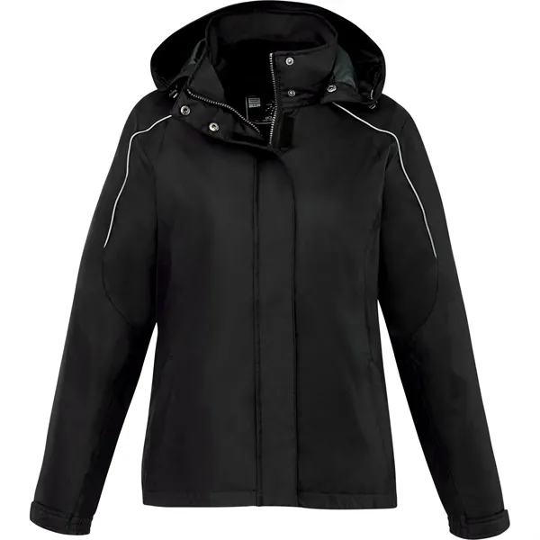3-in-1 women's jacket with removable fleece liner and detachable hood... from ASI 66887 PCNA / Trimark