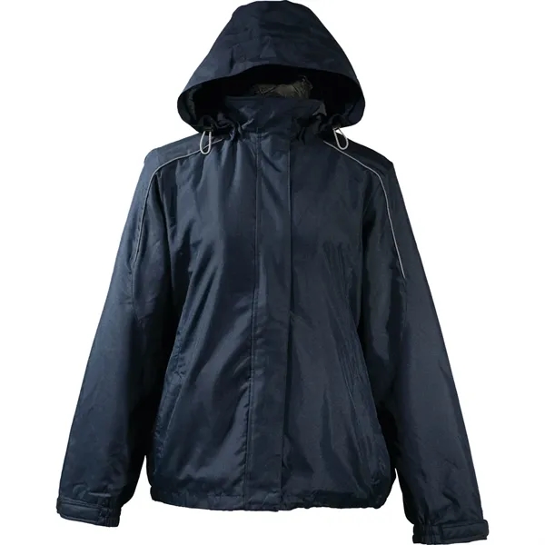 3-in-1 women's jacket with removable fleece liner and detachable hood... from ASI 66887 PCNA / Trimark