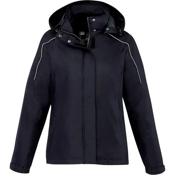 3-in-1 women's jacket with removable fleece liner and detachable hood... from ASI 66887 PCNA / Trimark
