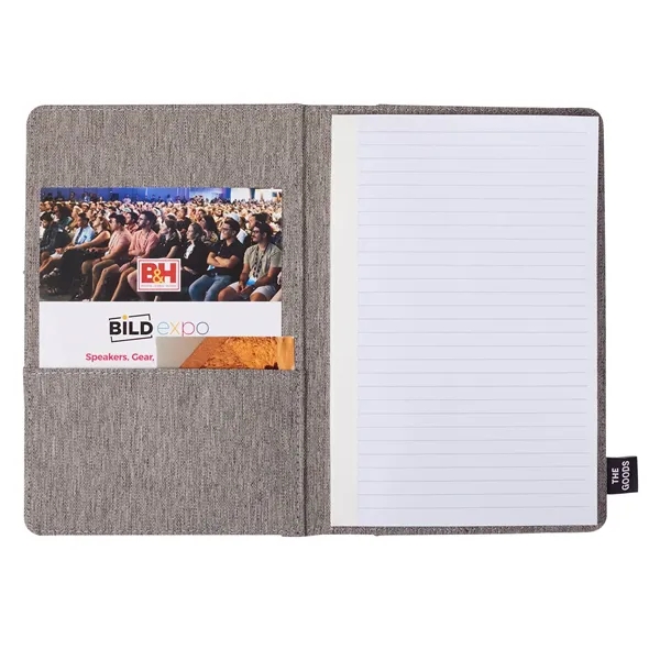 THE GOODS™ 5.5" x 8.5 Recycled Refillable Journal... from ASI 66887 PCNA / Bullet