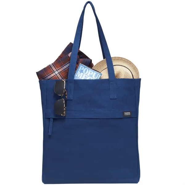 4" x 16" x 14" organic cotton tote bag.... from ASI 66887 PCNA / Leeds