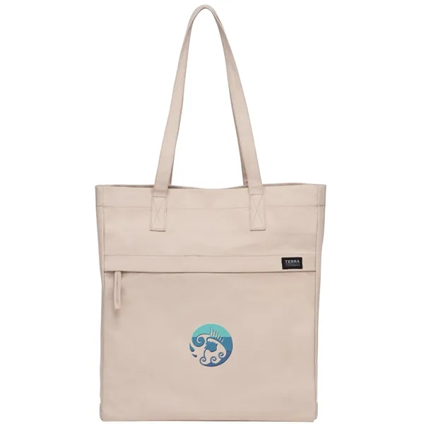 4" x 16" x 14" organic cotton tote bag.... from ASI 66887 PCNA / Leeds