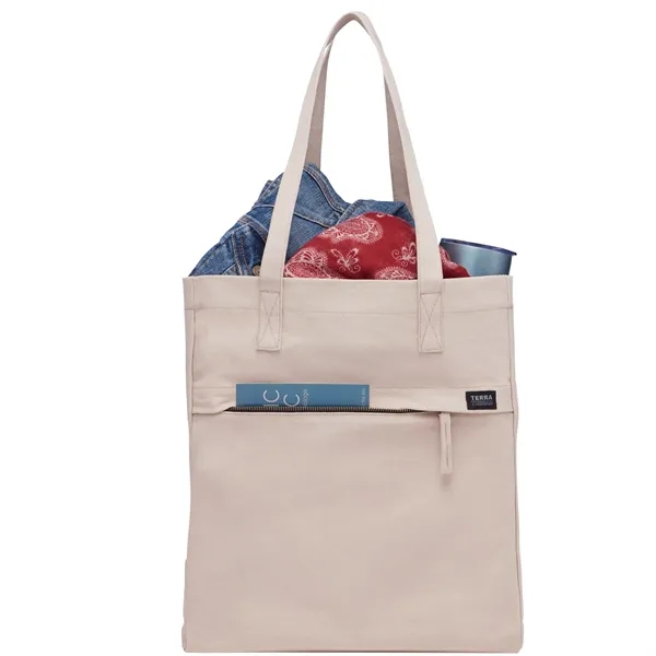 4" x 16" x 14" organic cotton tote bag.... from ASI 66887 PCNA / Leeds