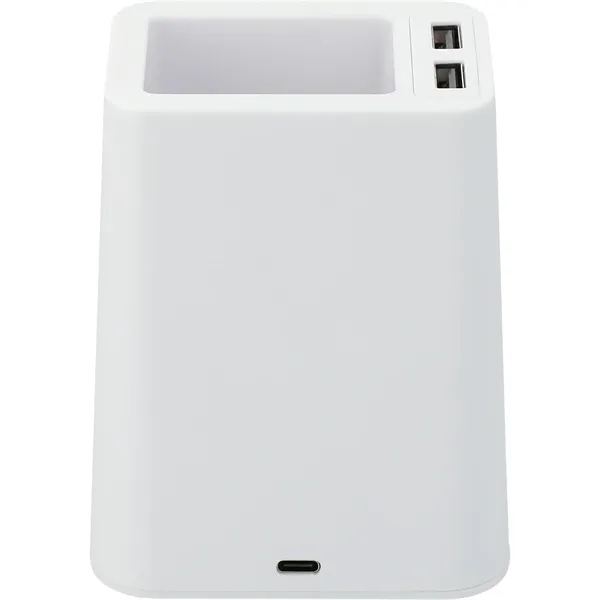 Wireless charging pen holder with dual outputs.... from ASI 66887 PCNA / Bullet