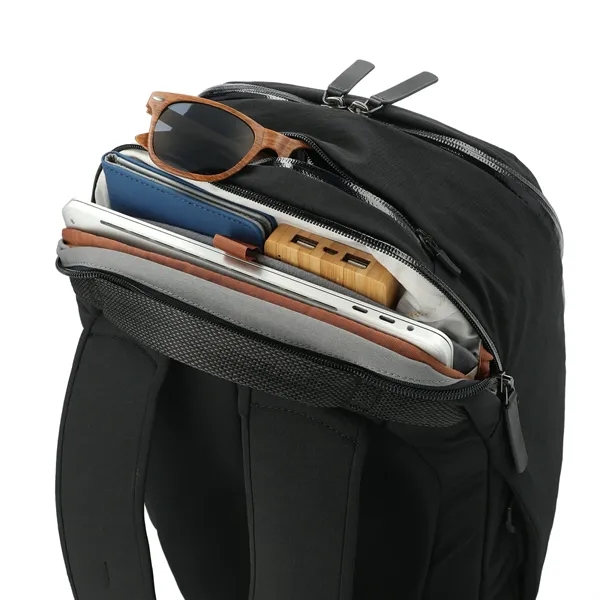 7" x 19.65" x 12.5" backpack with laptop sleeve... from ASI 66887 PCNA / Leeds