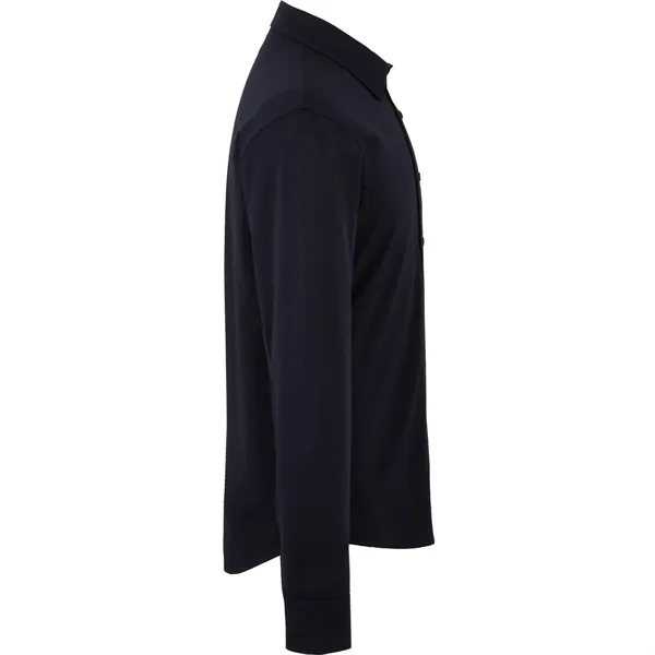 Long sleeve knit shirt for men made of cotton and recycled... from ASI 66887 PCNA / Trimark