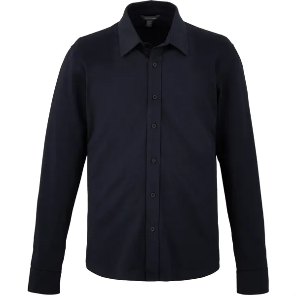 Long sleeve knit shirt for men made of cotton and recycled... from ASI 66887 PCNA / Trimark