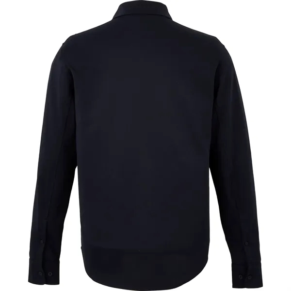 Long sleeve knit shirt for men made of cotton and recycled... from ASI 66887 PCNA / Trimark