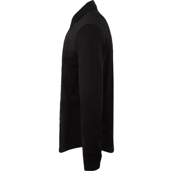 Long sleeve knit shirt for men made of cotton and recycled... from ASI 66887 PCNA / Trimark