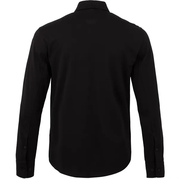 Long sleeve knit shirt for men made of cotton and recycled... from ASI 66887 PCNA / Trimark