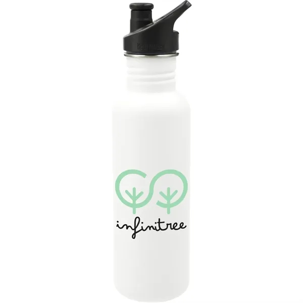 27 oz. bottle made of 90% post-consumer recycled 18/8 food grade... from ASI 66887 PCNA / Leed’s