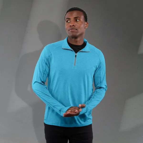 Men's quarter-zip with a moisture wicking, anti-microbial finish.... from ASI 66887 PCNA / Trimark