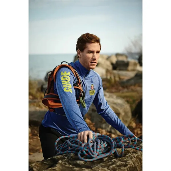 Men's quarter-zip with a moisture wicking, anti-microbial finish.... from ASI 66887 PCNA / Trimark