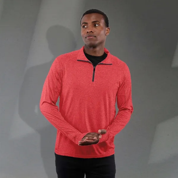 Men's quarter-zip with a moisture wicking, anti-microbial finish.... from ASI 66887 PCNA / Trimark