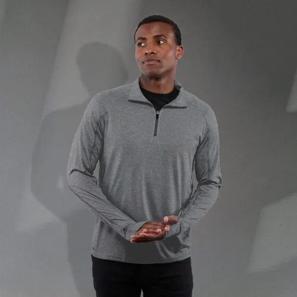 Men's quarter-zip with a moisture wicking, anti-microbial finish.... from ASI 66887 PCNA / Trimark