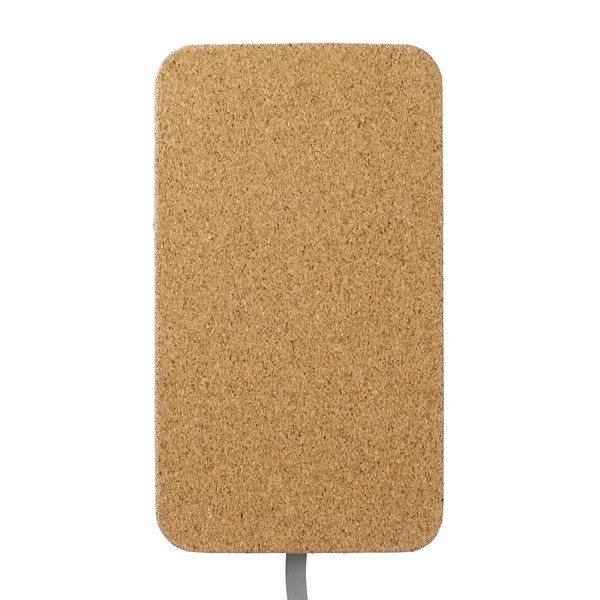 Wireless charging stand made of cork and limestone; comes with 39"... from ASI 66887 PCNA / Leeds