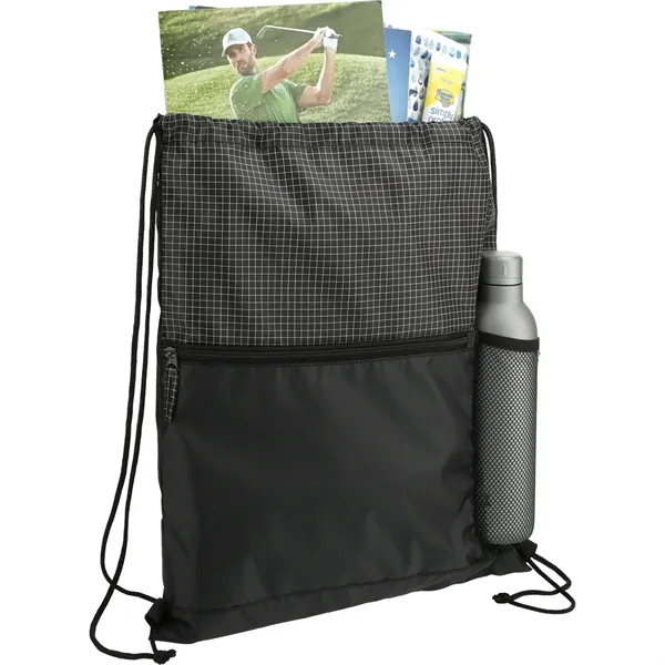 18" x 15" bag with a front pocket and cinch closure... from ASI 66887 PCNA / Bullet