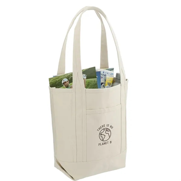 7" x 17" x 15" organic cotton tote bag with handles.... from ASI 66887 PCNA / Leeds