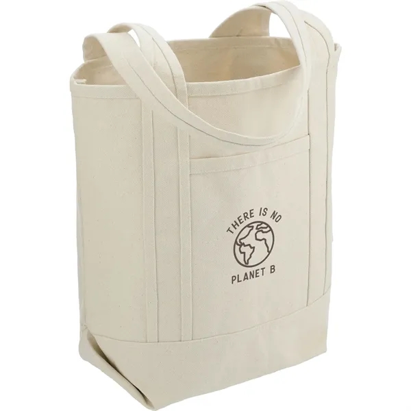 7" x 17" x 15" organic cotton tote bag with handles.... from ASI 66887 PCNA / Leeds
