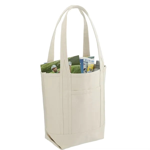 7" x 17" x 15" organic cotton tote bag with handles.... from ASI 66887 PCNA / Leeds