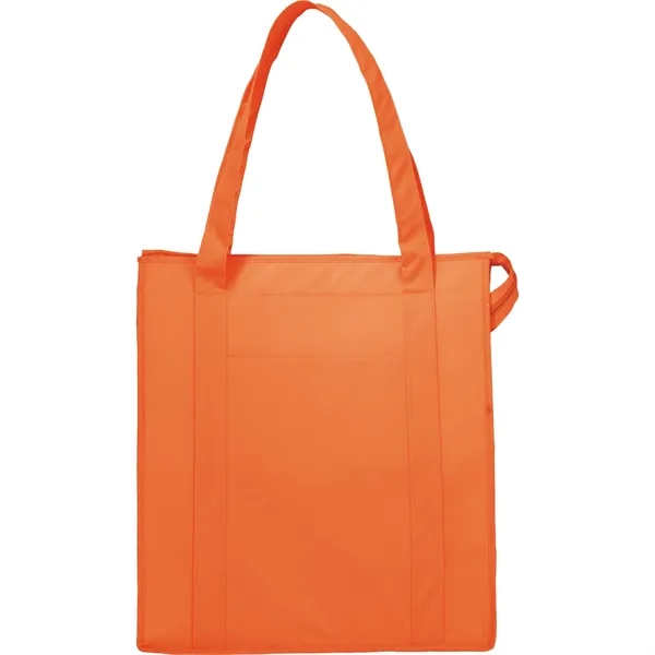 9" x 15" x 13" non-woven, insulated tote bag with zippered... from ASI 66887 PCNA / Bullet