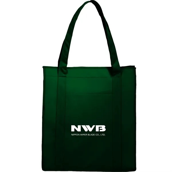9" x 15" x 13" non-woven, insulated tote bag with zippered... from ASI 66887 PCNA / Bullet