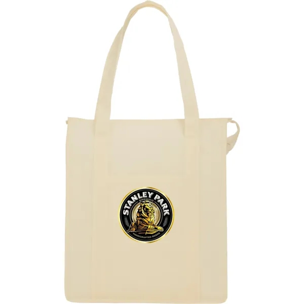 9" x 15" x 13" non-woven, insulated tote bag with zippered... from ASI 66887 PCNA / Bullet