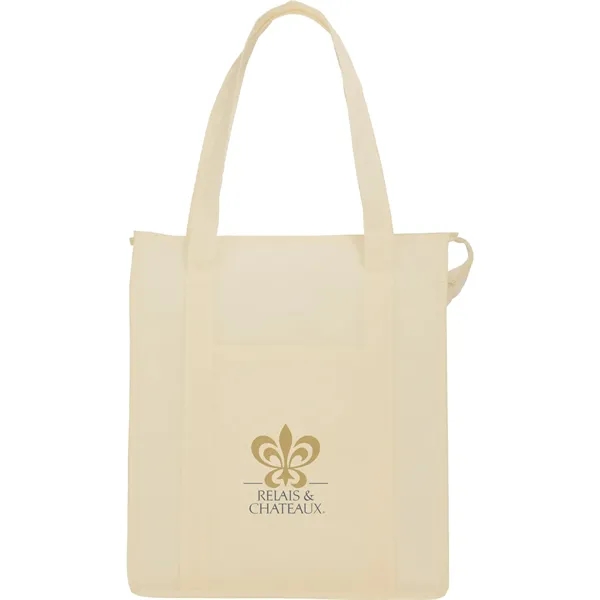 9" x 15" x 13" non-woven, insulated tote bag with zippered... from ASI 66887 PCNA / Bullet