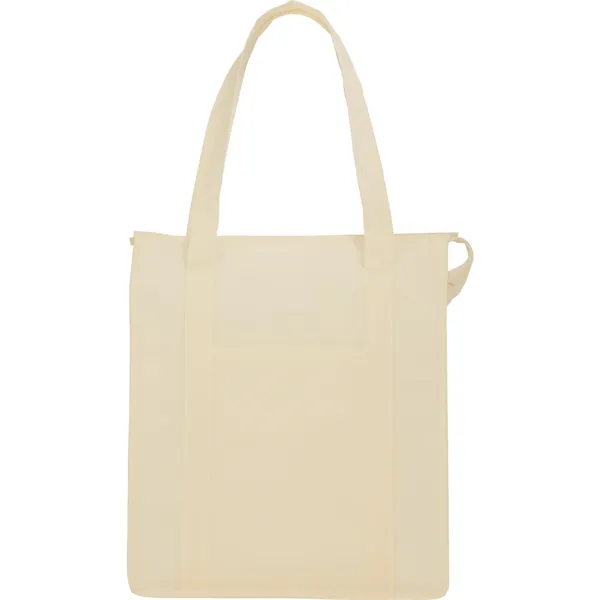 9" x 15" x 13" non-woven, insulated tote bag with zippered... from ASI 66887 PCNA / Bullet