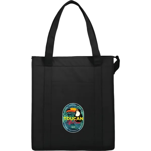 9" x 15" x 13" non-woven, insulated tote bag with zippered... from ASI 66887 PCNA / Bullet