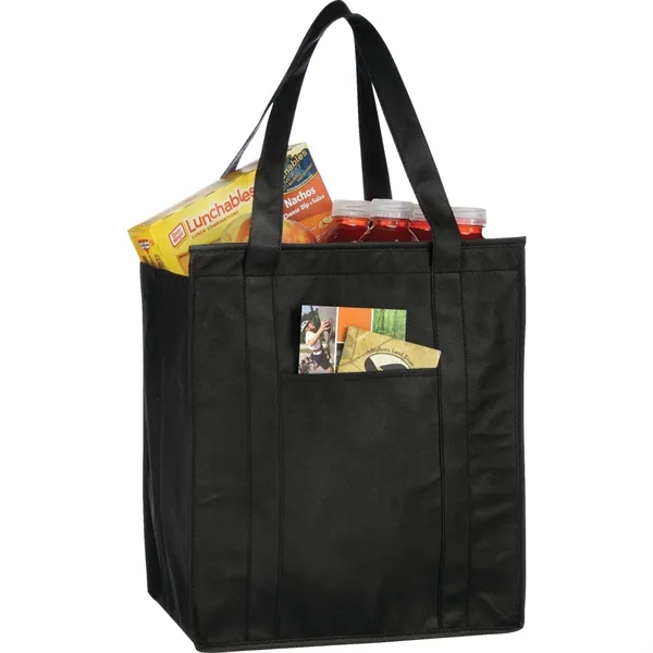 9" x 15" x 13" non-woven, insulated tote bag with zippered... from ASI 66887 PCNA / Bullet