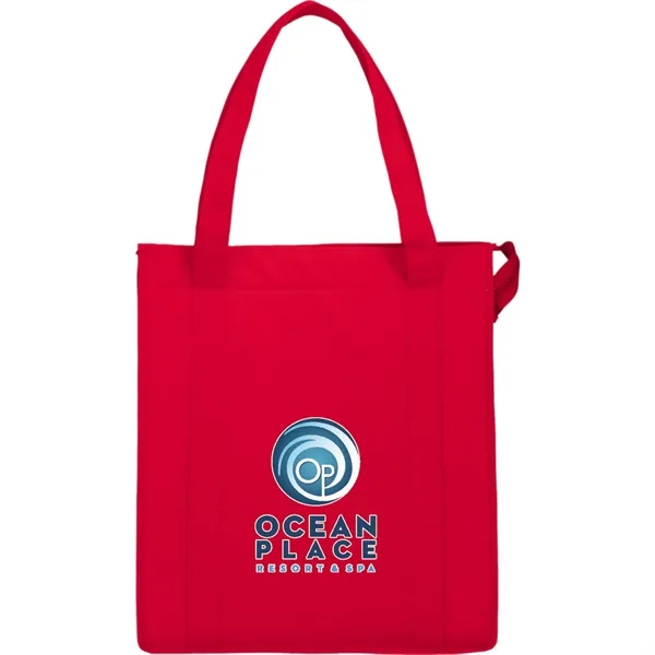 9" x 15" x 13" non-woven, insulated tote bag with zippered... from ASI 66887 PCNA / Bullet