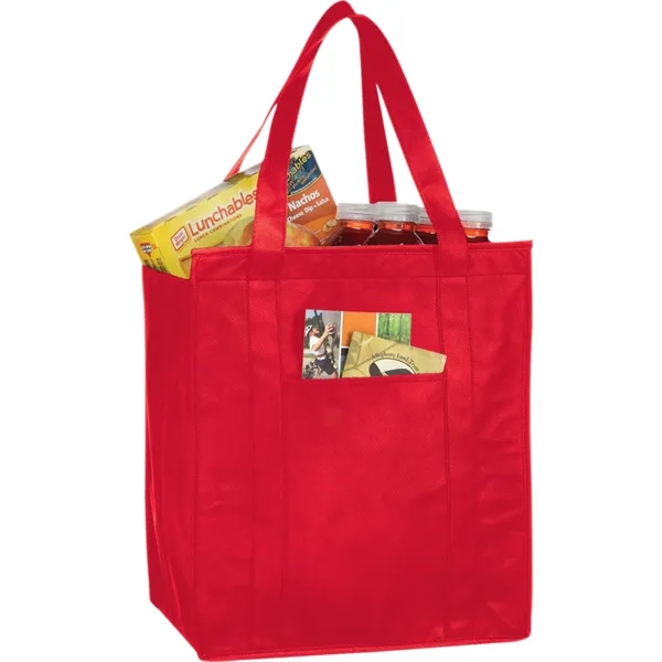 9" x 15" x 13" non-woven, insulated tote bag with zippered... from ASI 66887 PCNA / Bullet