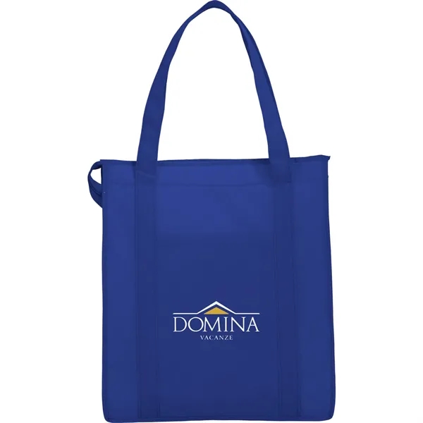 9" x 15" x 13" non-woven, insulated tote bag with zippered... from ASI 66887 PCNA / Bullet