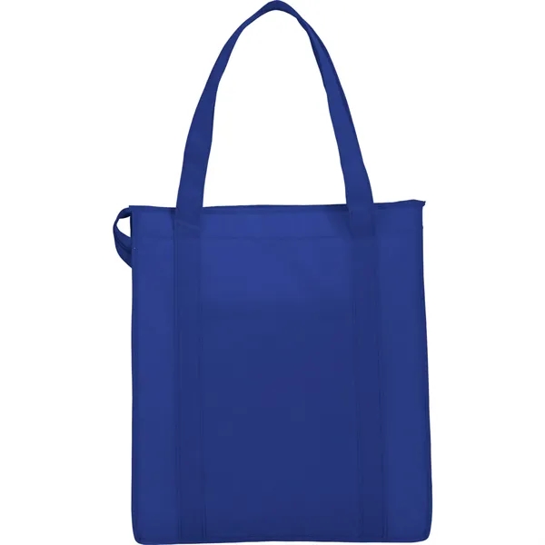 9" x 15" x 13" non-woven, insulated tote bag with zippered... from ASI 66887 PCNA / Bullet