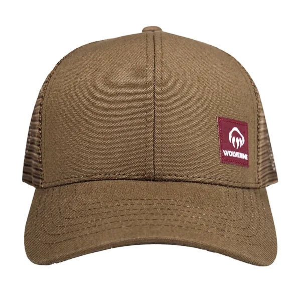 Cotton canvas trucker hat with 6 panel design and snapback closure.... from ASI 66887 PCNA / Trimark