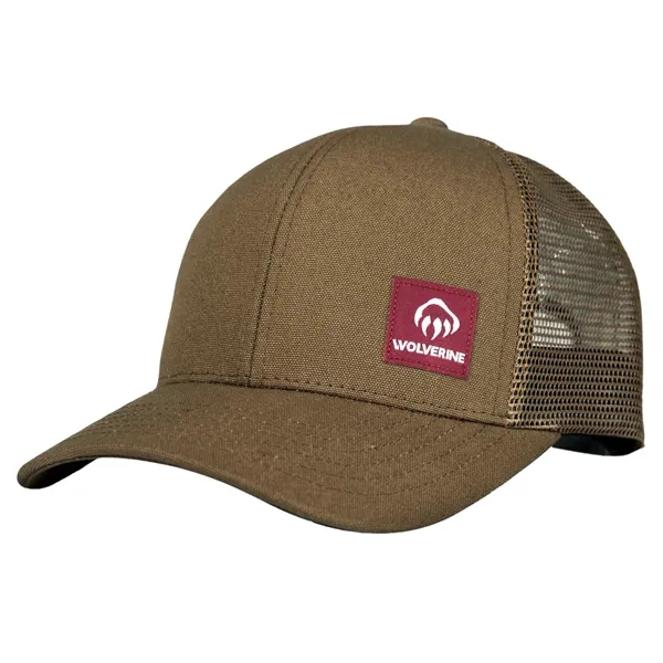 Cotton canvas trucker hat with 6 panel design and snapback closure.... from ASI 66887 PCNA / Trimark