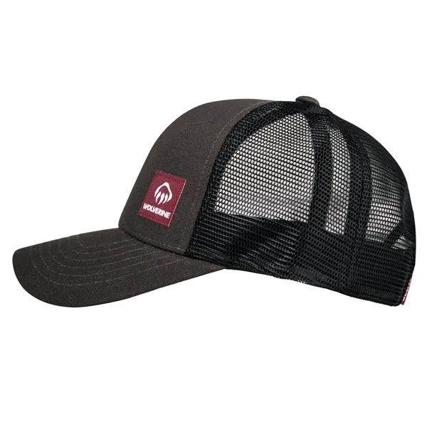 Cotton canvas trucker hat with 6 panel design and snapback closure.... from ASI 66887 PCNA / Trimark