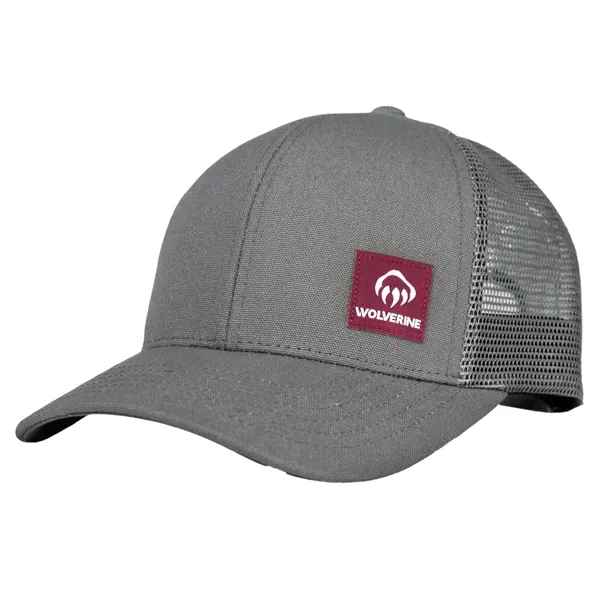 Cotton canvas trucker hat with 6 panel design and snapback closure.... from ASI 66887 PCNA / Trimark