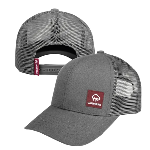 Cotton canvas trucker hat with 6 panel design and snapback closure.... from ASI 66887 PCNA / Trimark