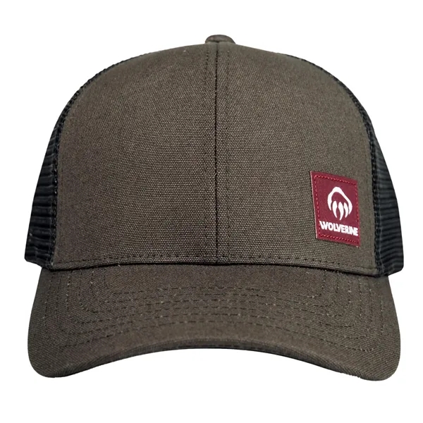 Cotton canvas trucker hat with 6 panel design and snapback closure.... from ASI 66887 PCNA / Trimark