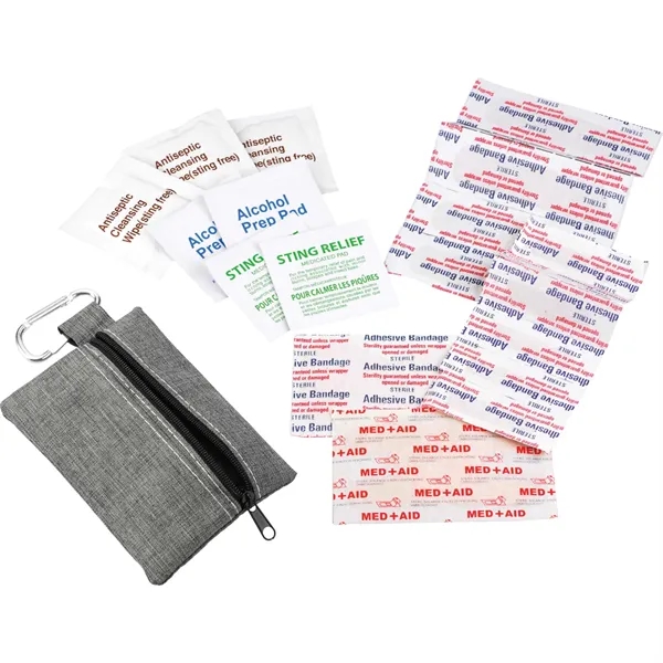 20 piece first aid kit with zippered pouch.... from ASI 66887 PCNA / Bullet