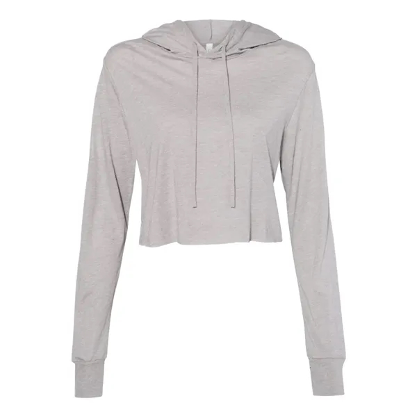 Triblend Women's Cropped Long Sleeve Hooded Tee... from ASI 84358 S&S Activewear