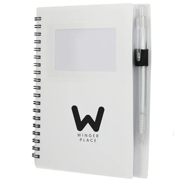 5" x 7" FSC® Recycled Star Spiral Notebook with Pe... from ASI 66887 PCNA / Bullet
