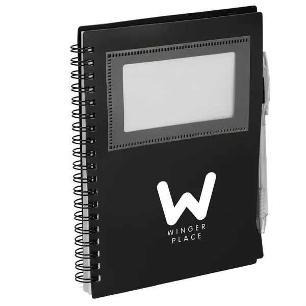 5" x 7" FSC® Recycled Star Spiral Notebook with Pe... from ASI 66887 PCNA / Bullet