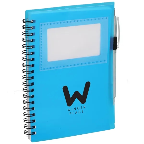 5" x 7" FSC® Recycled Star Spiral Notebook with Pe... from ASI 66887 PCNA / Bullet