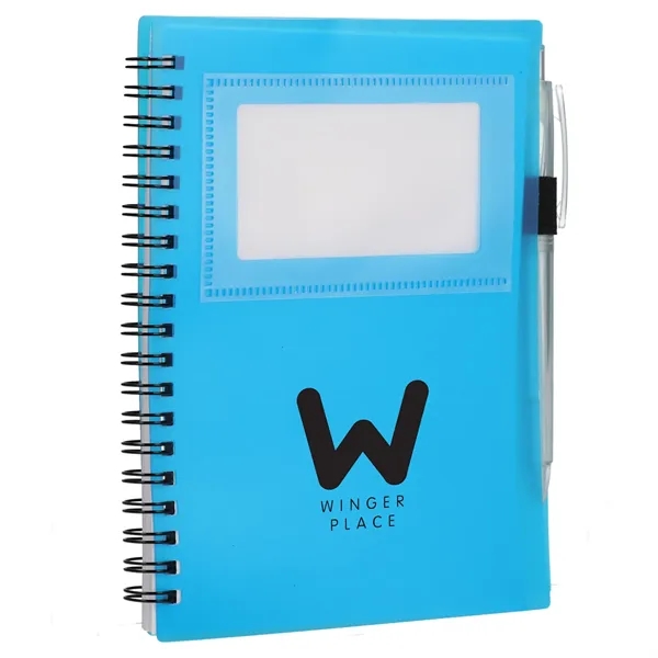 5" x 7" FSC® Recycled Star Spiral Notebook with Pe... from ASI 66887 PCNA / Bullet