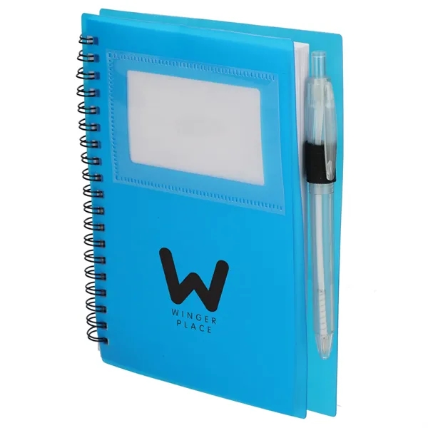 5" x 7" FSC® Recycled Star Spiral Notebook with Pe... from ASI 66887 PCNA / Bullet